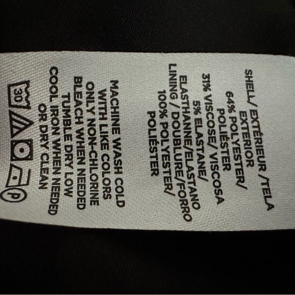 NWOT ANN TAYLOR BLACK RED PLAID RELAXED DOUBLE BREASTED BLAZER JACKET SZ 2/ M - Picture 8 of 12